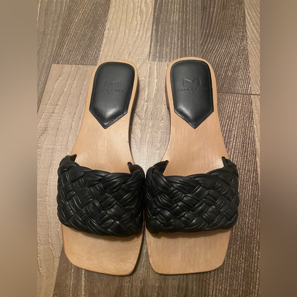 Cute Marc Fisher Leather Slides